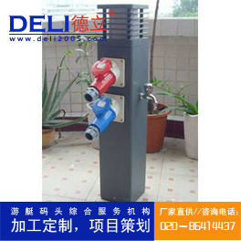 水電箱 房車營(yíng)地、游艇浮碼頭專用戶外水電通訊能源裝置DLDX08